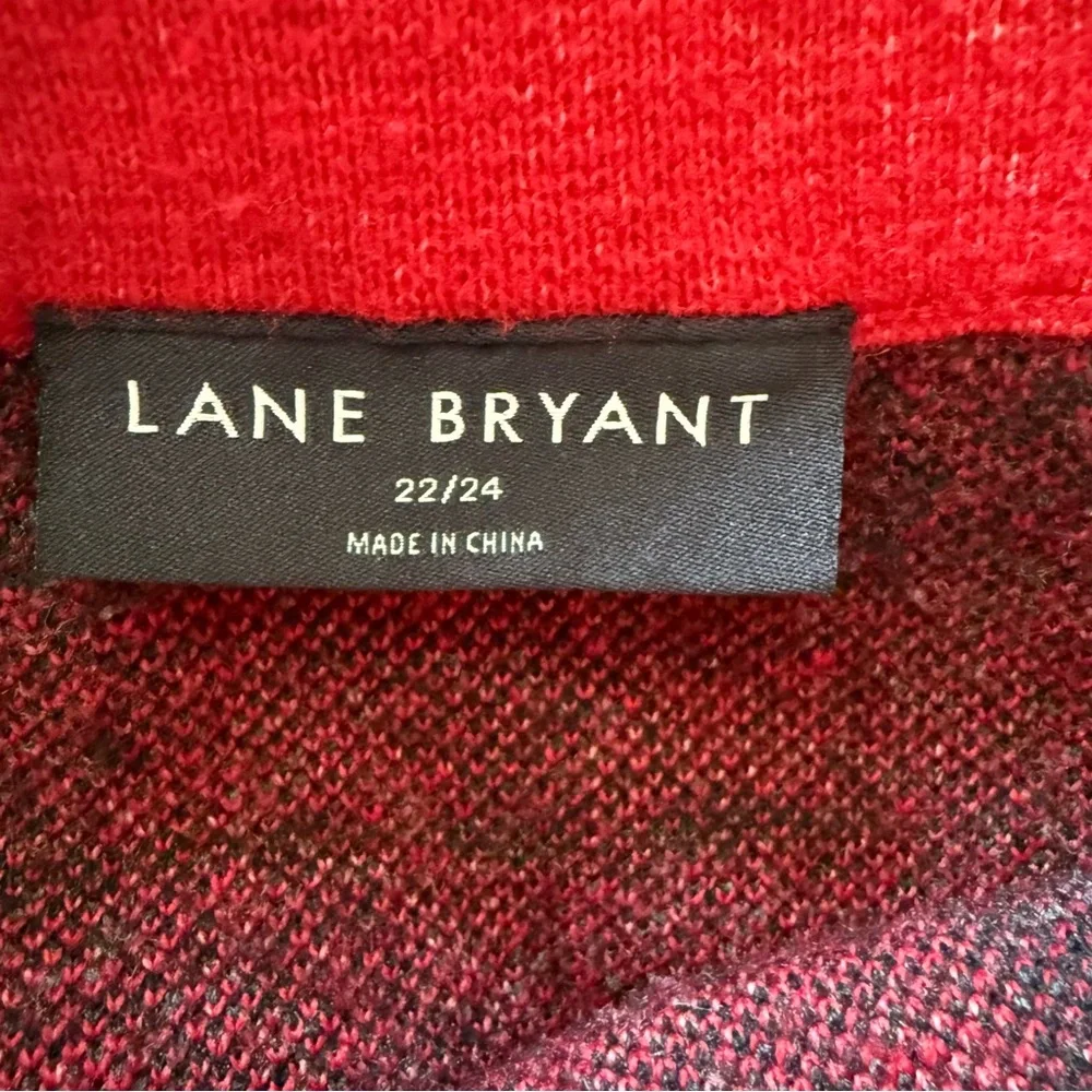Lane Bryant Plus Plaid Sweater Skirt